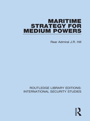 cover image of Maritime Strategy for Medium Powers